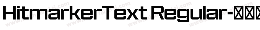 HitmarkerText Regular字体转换